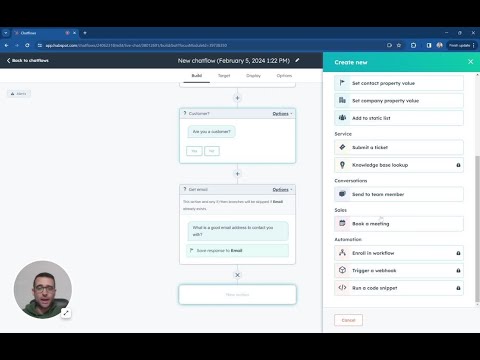 How to Setup Chatflows in HubSpot – Create a free chatbot for your website [Video]