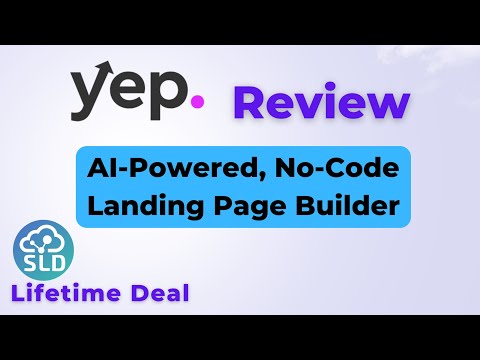 Yep.so Review: No-Code AI-Powered Landing Page Builder [Video]