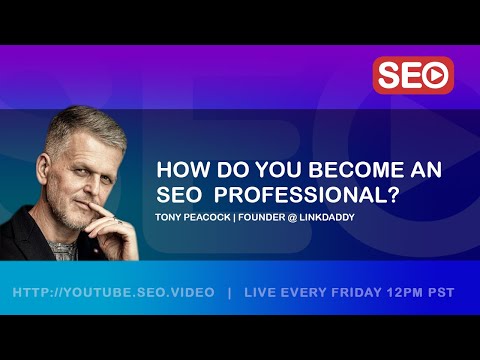 How to become an SEO Professional – Tony Peacock [Video]