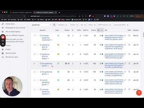Find Low Competition Keywords EFFORTLESSLY Using SEMRush and Ahrefs [Video]