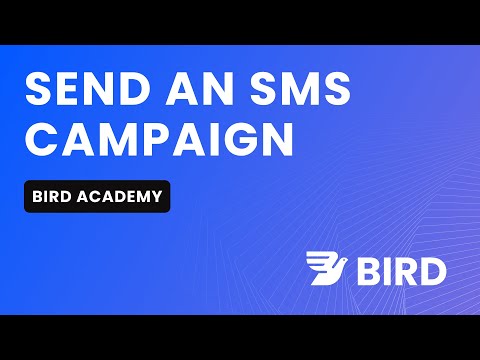 Send an SMS Marketing Campaign [Video]