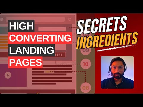 High Converting Landing Page Design – 10 Ingredients Of The Perfect Landing Page (2024) [Video]