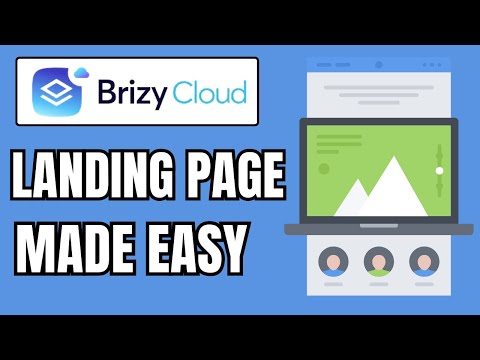 Brizy Cloud Landing Page Tutorial For Beginners [Video]