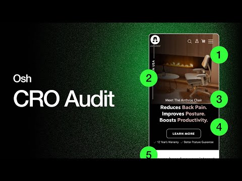 CRO Audit #1 – Boost Your Shopify Conversion Rate with These CRO Tactics [Video]