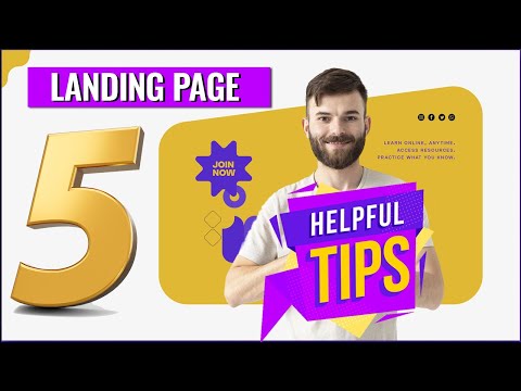 LEADSLEAP LANDING PAGE for Affiliate Marketing 🧲 5 Tips Tutorial [Video]