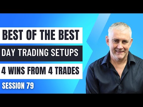 Learn the Best of the Best Day Trading Setups with another 4 wins from 4 trades. (Session 79) [Video]