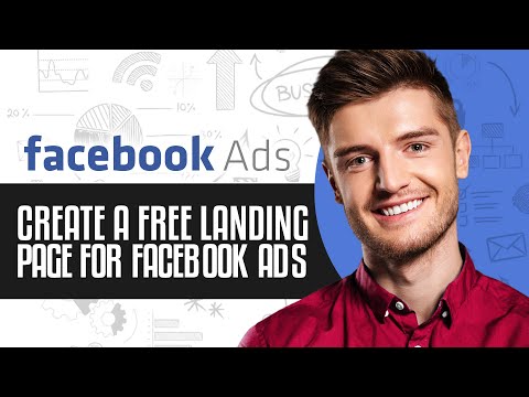 How To Create A Free Landing Page For Facebook Ads 2024 | Step By Step Tutorial [Video]