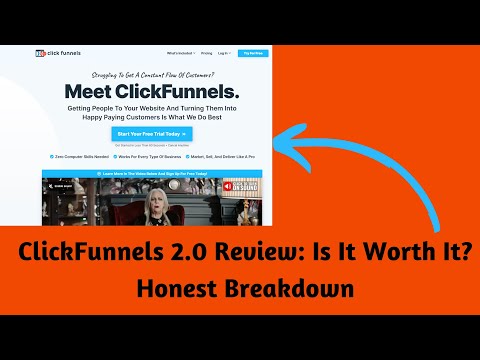 ClickFunnels 2 0 Review 2024 - Is ClickFunnels 2.0 the RIGHT Funnel Builder For You? [Video]