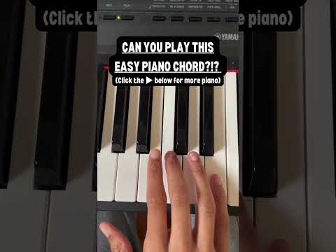 Can you play THIS easy piano chord? (for beginners)  [Video]