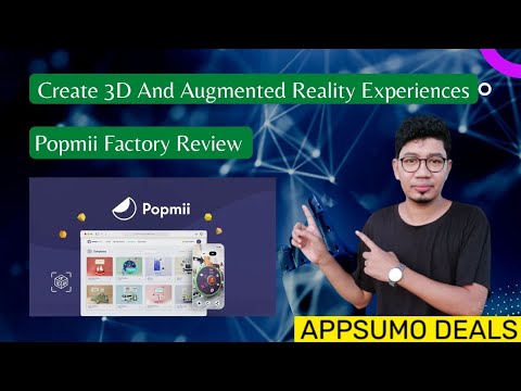 Popmii Factory Review Appsumo | Create Immersive 3D & Augmented | Canva Alternative [Video]