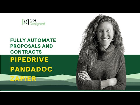 Fully automate Proposals and Contracts using PandaDoc, Pipedrive, and Zapier [Video]