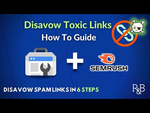Complete seo tutorial 2024 :Backlink audit to find toxic links to disavow [Video]