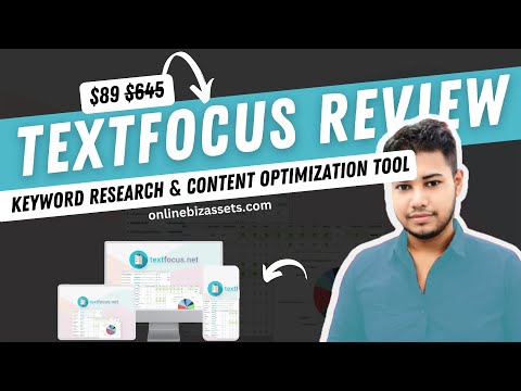 Textfocus Review & Tutorial | Textfocus Appsumo Review | SEO Optimization Tool [Video]