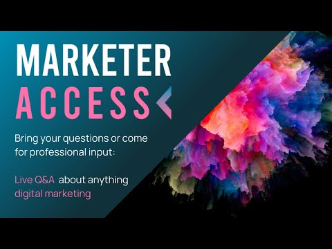 Marketer Access – Pinning down a digital marketing strategy [Video]