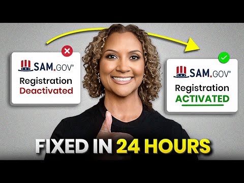 How To Reactivate Sam.Gov Account In 24 Hours (Part 1) [Video]