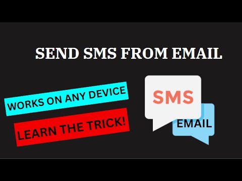How to Send SMS from Email [Video]