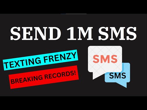 Simplify Sending 1 Million SMS Automatically [Video]