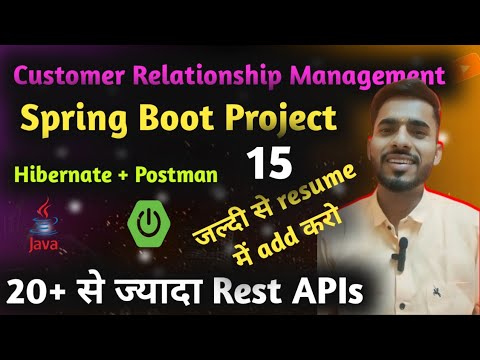 “Customer Relationship Management – Spring Boot Project” – Creating Update Customer MobileNo | [Video]