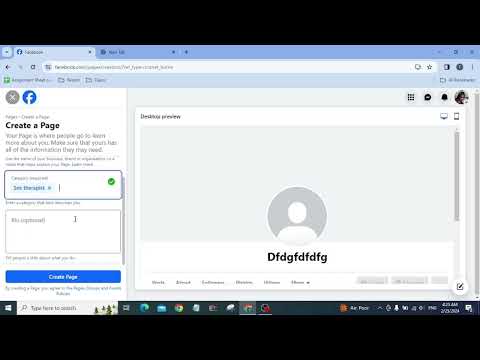 Facebook business page create [Video]