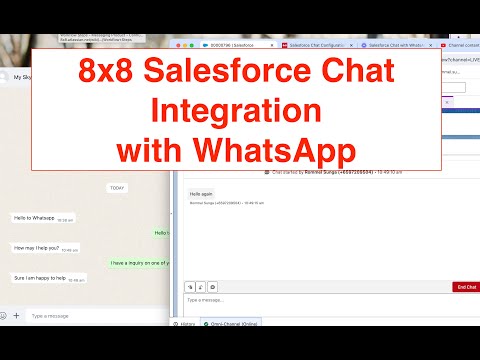 Salesforce Chat with WhatsApp Integration [Video]