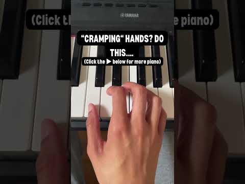 “Cramping” PIANO hands? Do this exercise (For beginners).  [Video]