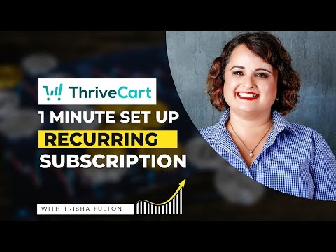 ThriveCart Subscription Recurring Payments   Set Up in 1 Minute Free Tutorial + BONUS [Video]