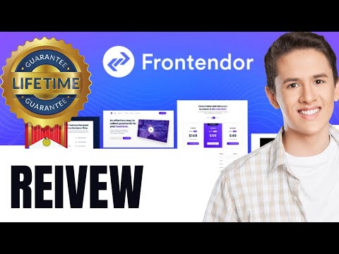 Frontendor Review Appsumo   Create Professional Looking Landing Pages [Video]