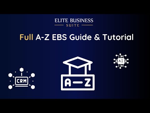 The A-Z Elite Business Suite Tutorial For Beginners [Video]