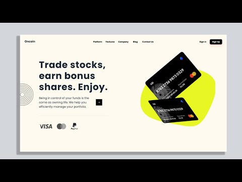 Responsive Investment Platform Landing Page | React | Material UI [Video]