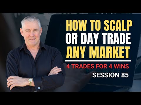 How to Scalp or Day Trade any Market. (Yes, another 4 Trades for 4 Wins) Session 85. [Video]