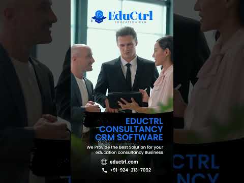 EduCtrl Consultancy CRM Software! [Video]