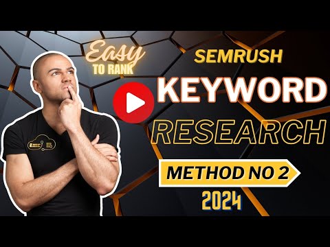 Pro Keyword Research with Semrush [2024 Guide] [Video]