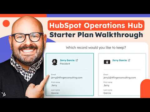 HubSpot Operations Hub Starter Plan (Walkthrough) [Video]
