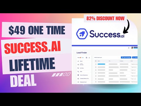 📩📩Success ai Lifetime Deal |Transform Your Email Game | $49 Lifetime Deal | 82% Now [Video]