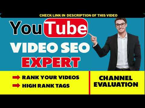 Best youtube video SEO expert for top ranking channel growth manager