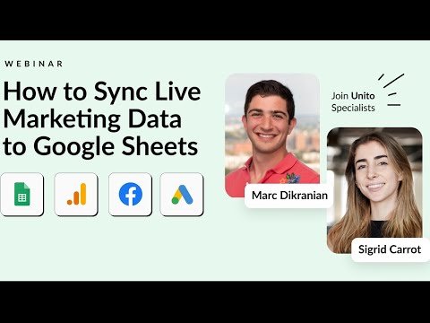 Webinar: Sync Live Marketing Data from Google Ads, GA4, and Facebook to Google Sheets Automatically [Video]