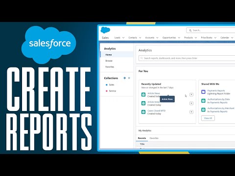 How To Create Reports In Salesforce (2024) Full Guide [Video]