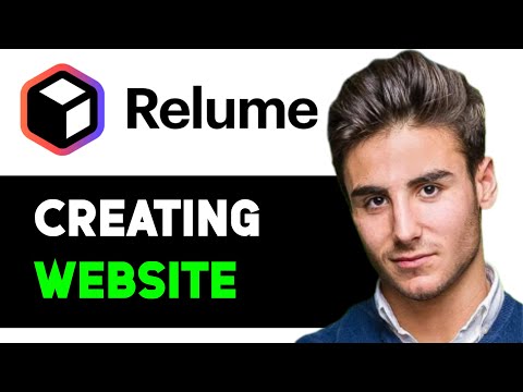 HOW TO CREATE A WEBSITE WITH RELUME WEBSITE BUILDER 2024! (1 MIN) [Video]