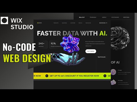 Building Landing Page in Wix Studio| Wix Studio website Design [Video]