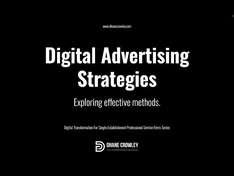 Digital Business Strategy: Digital Advertising Strategies [Video]