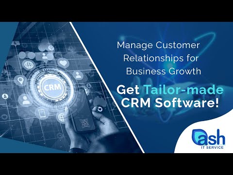 Cutting-edge CRM Software Development Service [Video]
