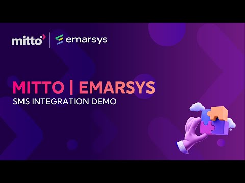 Mitto Emarsys SMS Integration [Video]