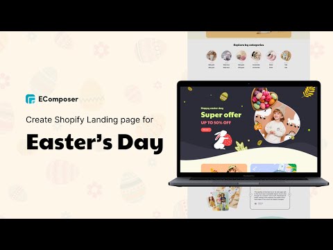 🌸 Step-by-Step Guide: Design Your Shopify Easter Landing Page with EComposer [Video]