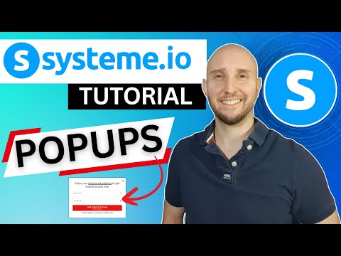 How To Add Popup In Systeme.io ✅ (Custom Popup For Funnel or Landing Page ✅ Systeme.io Tutorial) [Video]