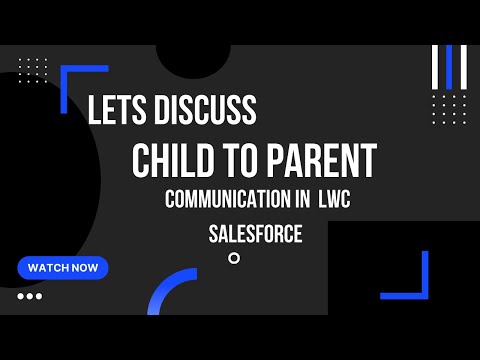 Child to Parent Communication in LWC || Live Demo || Salesforce Developer [Video]