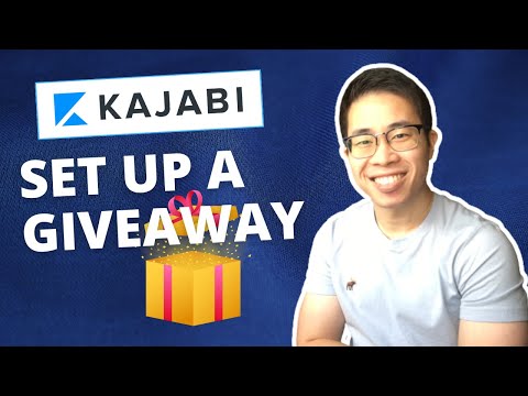 Set Up a GIVEAWAY on Kajabi! Kajabi for Beginners (Part 28) [Video]