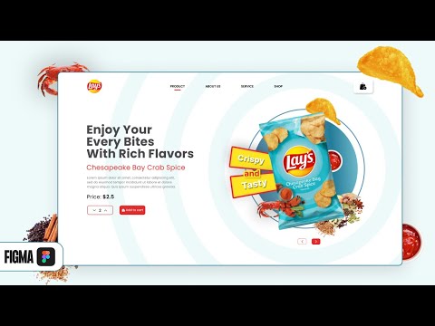 Figma Design Mastery | Crafting Animated Delicious Snacks Website Landing Page | Full Tutorial [Video]