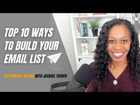 Top 10 ways to build an email list that converts [Video]
