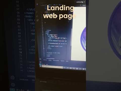 Responsive Landing Webpage | @asmrcode  [Video]
