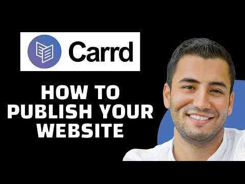 How to Publish Carrd Website (Quick Tutorial) [Video]